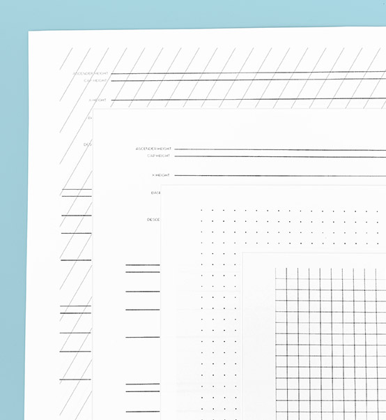 Blank Lettering Guides