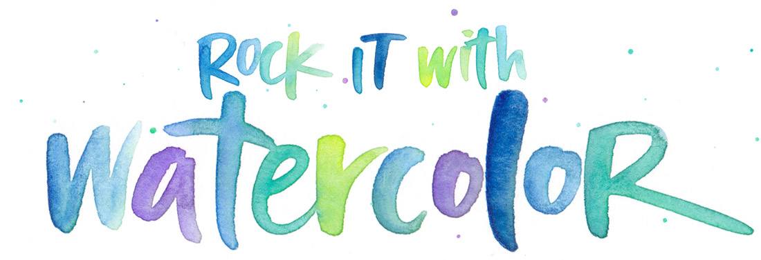 Brush Lettering with Watercolor