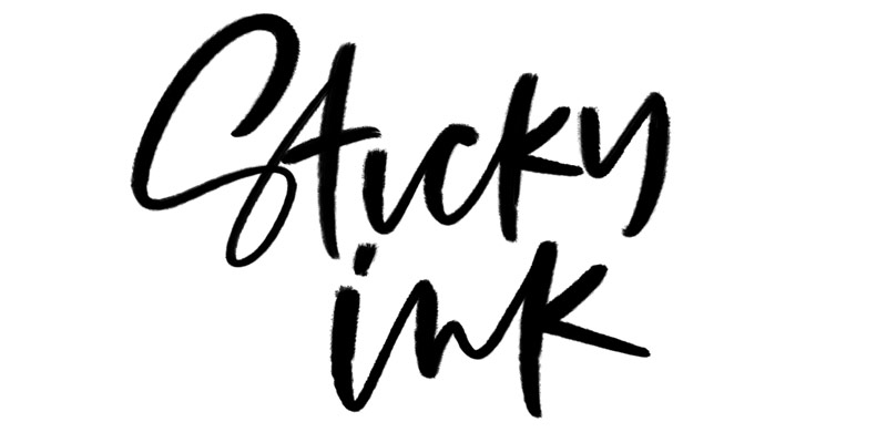 Sticky Ink brush preview