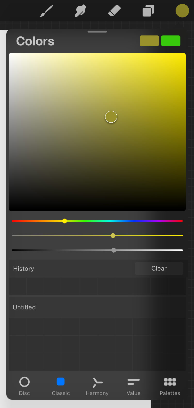 classic color panel view