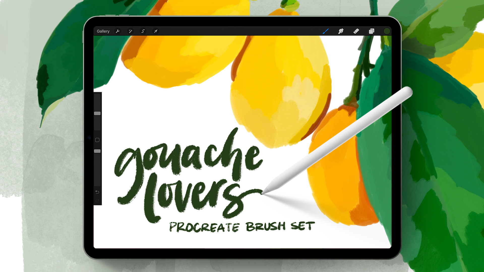 gouache lovers brush set preview