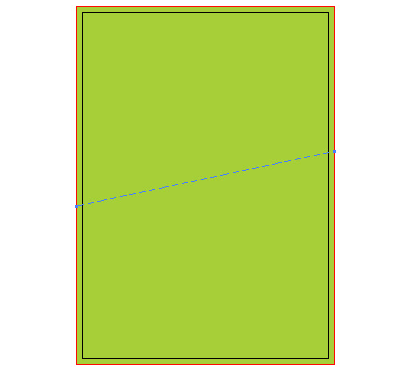 angled line position