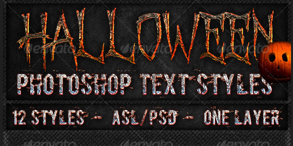 Halloween Text Styles