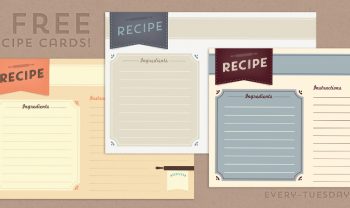 free recipe card preview