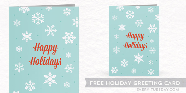free holiday greeting card