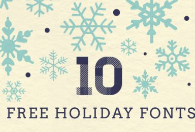 holiday fonts preview