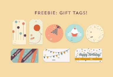 free birthday gift tags