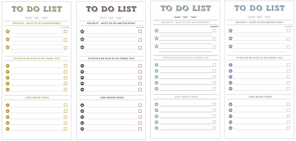 to do list overview