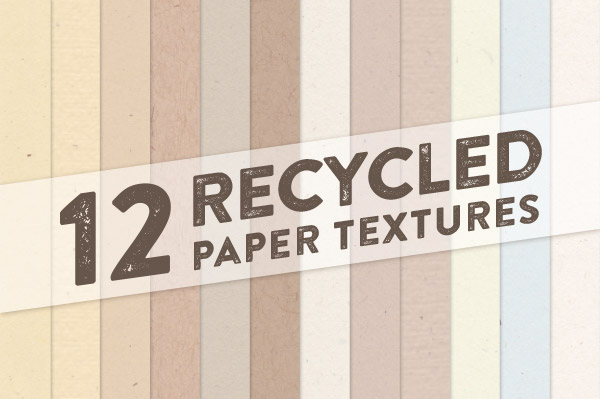 recycled paper textures preview