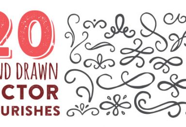 free vector flourishes preview