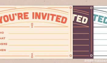 free printable invitation postcard