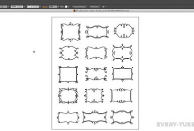 decorative frames tutorial preview