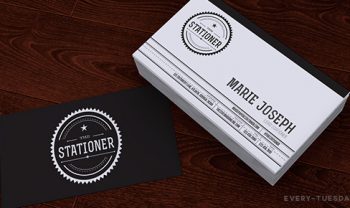 business card mockup