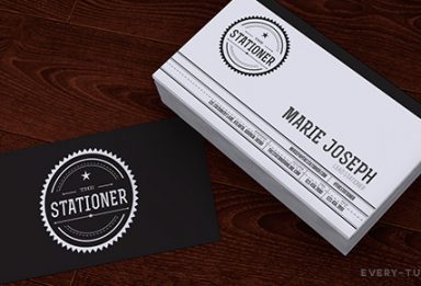business card mockup