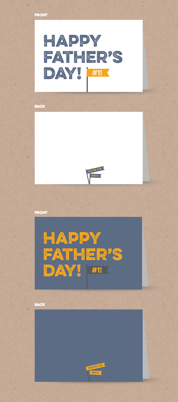 free father's day card preview