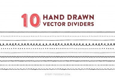 hand drawn vector dividers