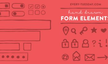 hand drawn form elements