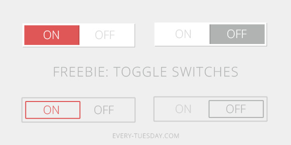 free web and app toggle switches