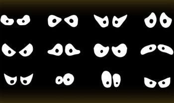 free spooky eyes