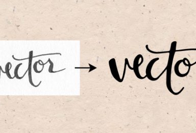 vectorize hand lettering preview