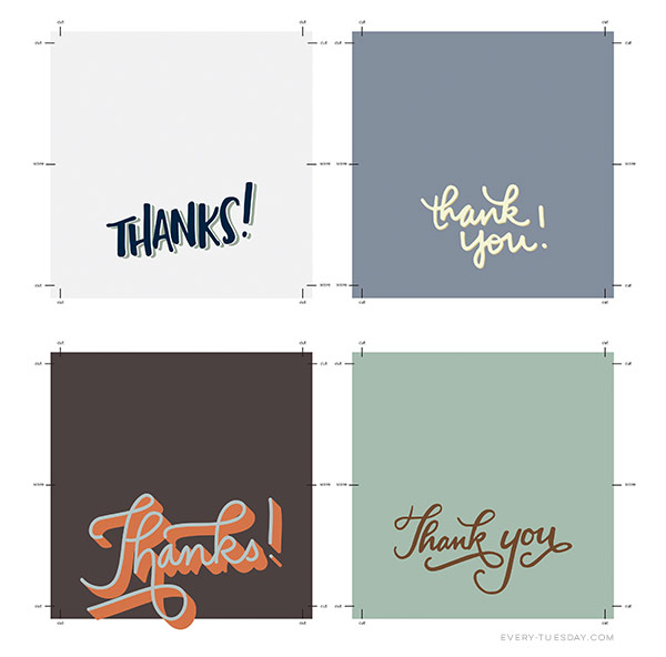 thank you cards overview