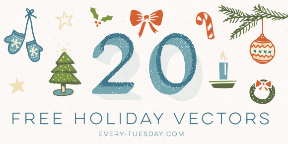 20 free holiday vectors