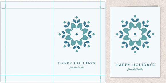 holiday card tutorial preview