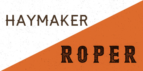 haymaker roper font preview