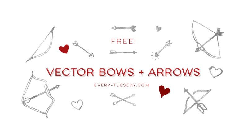 free vector bows and arrows