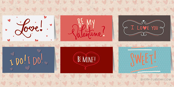 free mini valentines preview image
