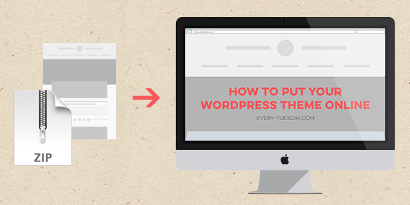 how to put your wordpress theme online