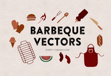 hand drawn bbq vectors