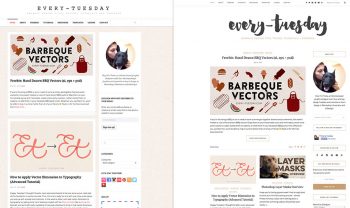 every-tuesday new blog design