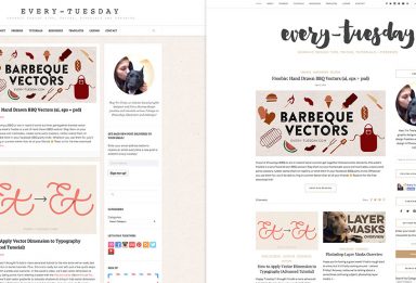 every-tuesday new blog design