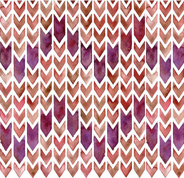watercolor purple chevron pattern