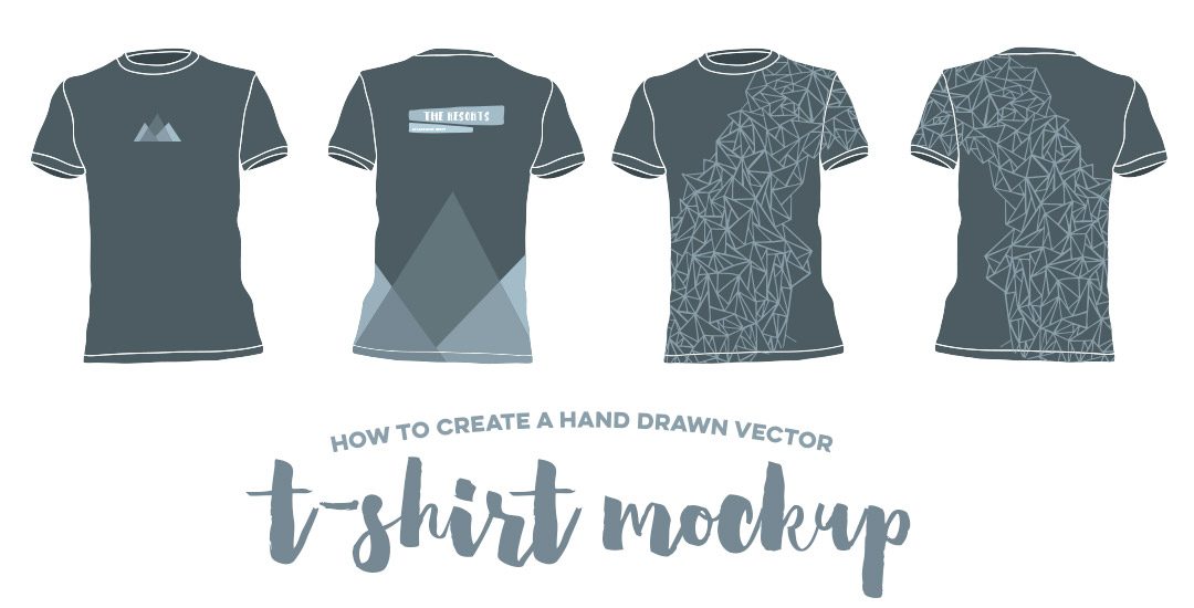 Download How To Create A Hand Drawn Vector T Shirt Mockup PSD Mockup Templates