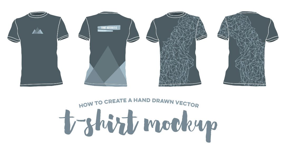 How to Create a Hand Drawn Vector T-Shirt Mockup