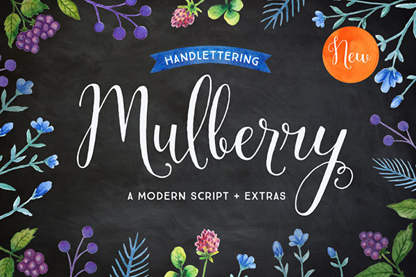 Mulberry Script Preview