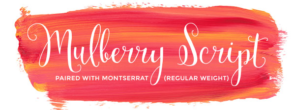 Mulberry Script Pairing Preview