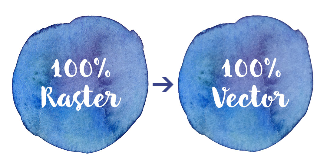 how to vectorize watercolor textures preview