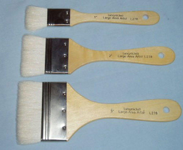 acrylic brushes