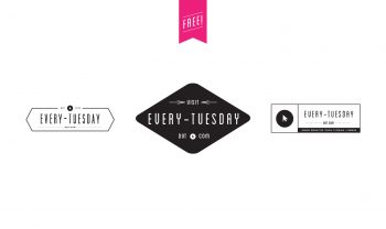 free vector hipster badges