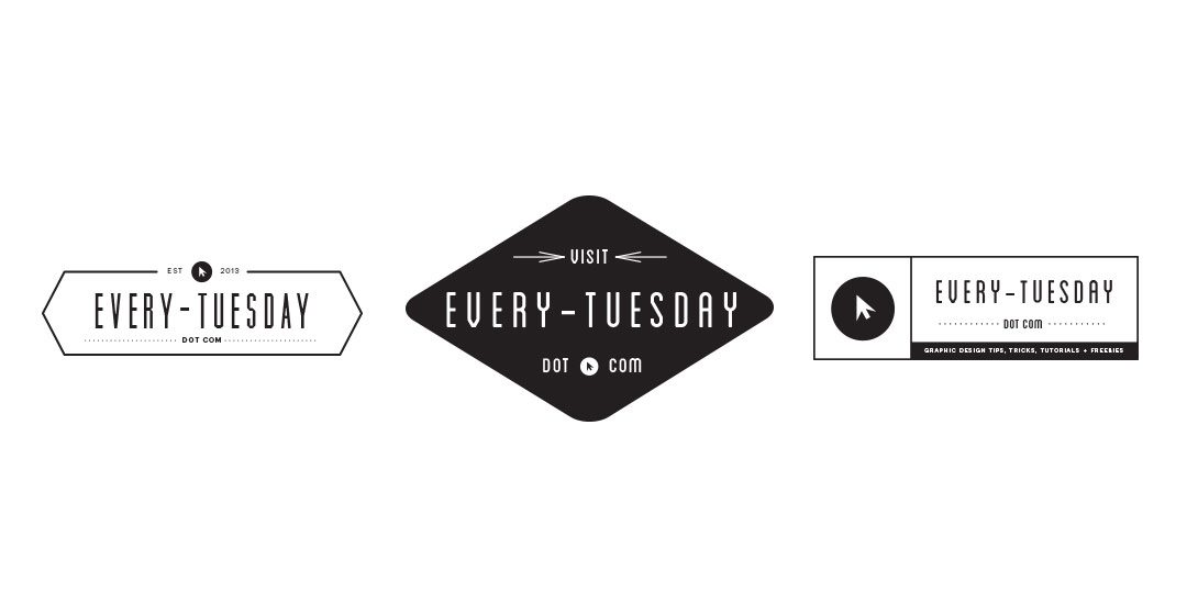 free vector hipster badges preview