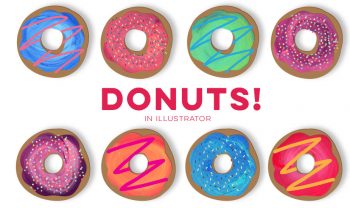 how to create delicious donuts in illustrator