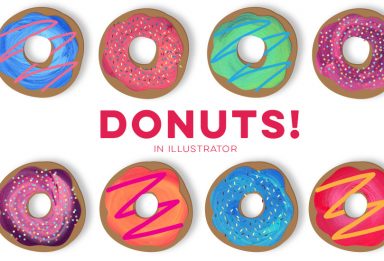 how to create delicious donuts in illustrator