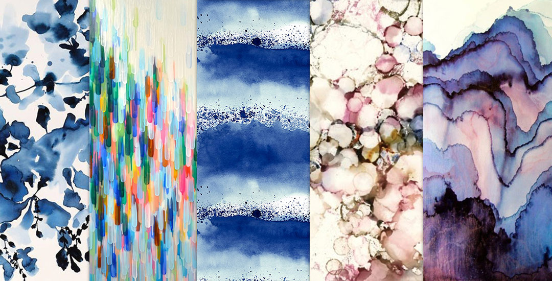 10 dreamy watercolor patterns