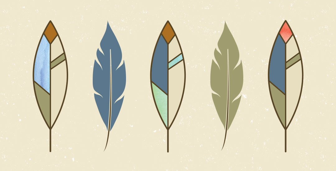 feathers in illustrator preview
