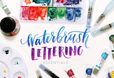 waterbrush lettering essentials