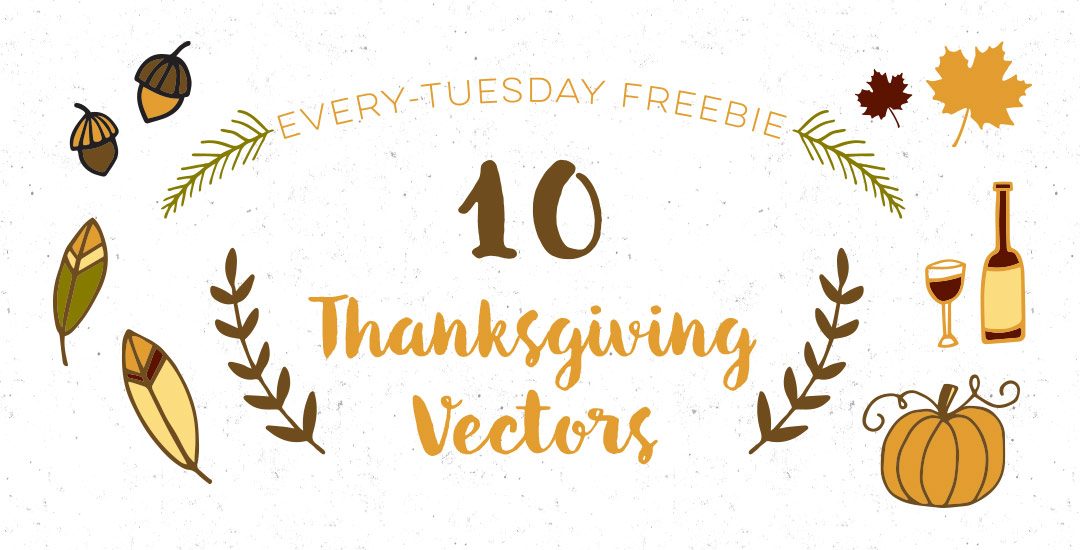 freebie: 10 thanksgiving vectors
