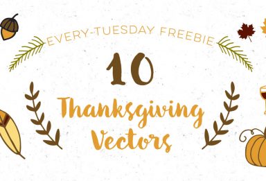 freebie: 10 thanksgiving vectors